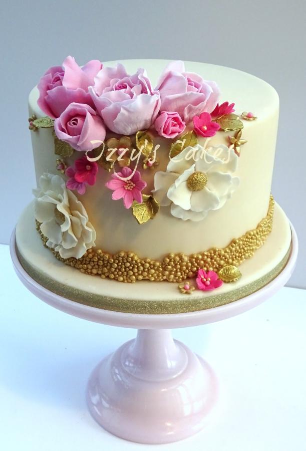 Elegant Birthday Cake