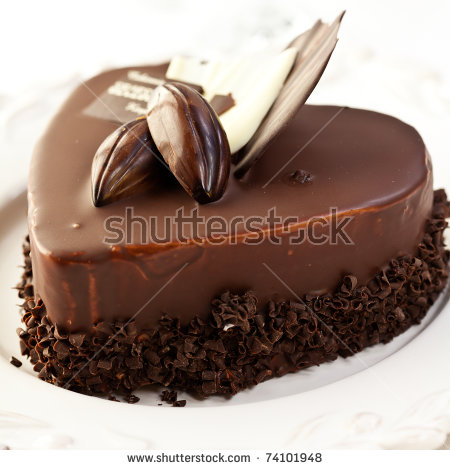 Elegant Chocolate Birthday Cake