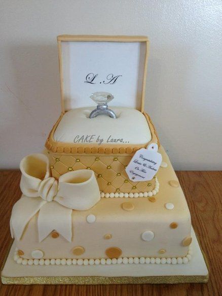 Engagement Ring Wedding Cakes