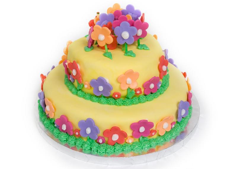 7 Photos of Toddler Flower Birthday Cakes