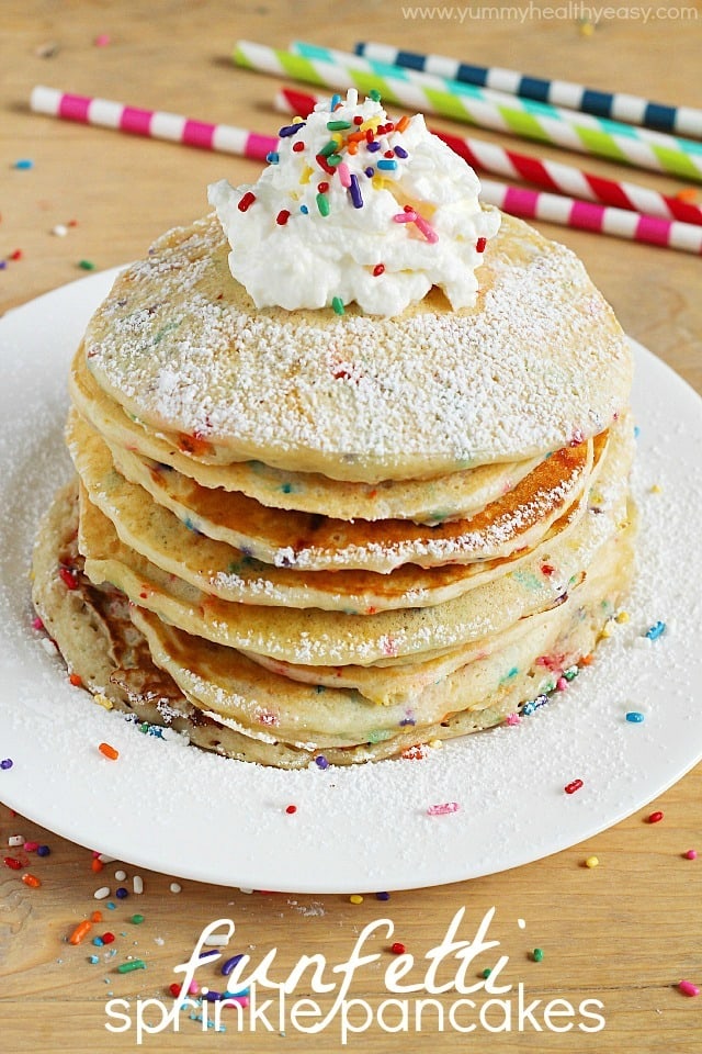 Funfetti Birthday Pancakes