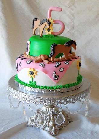 Girls Horse Birthday Cake