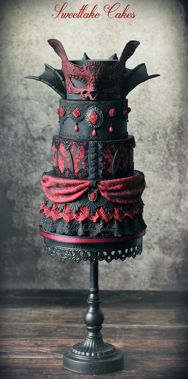 Gothic Steampunk Weddings Cake