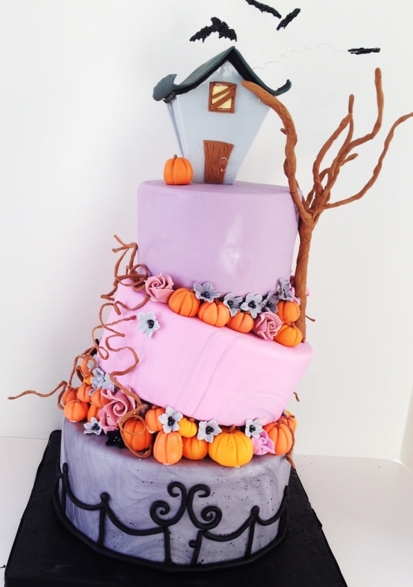 8 Photos of Girly Halloween Birthday Cakes