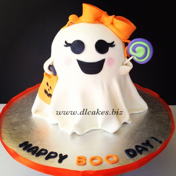 Halloween Ghost Birthday Cake