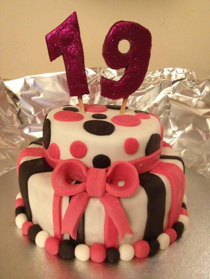 Happy 19th Birthday Cake Ideas