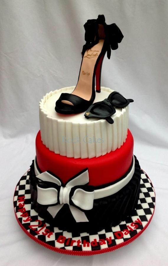 Happy Birthday Cake High Heel Shoes