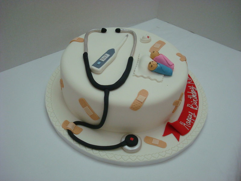 Happy Birthday Nurse Cake