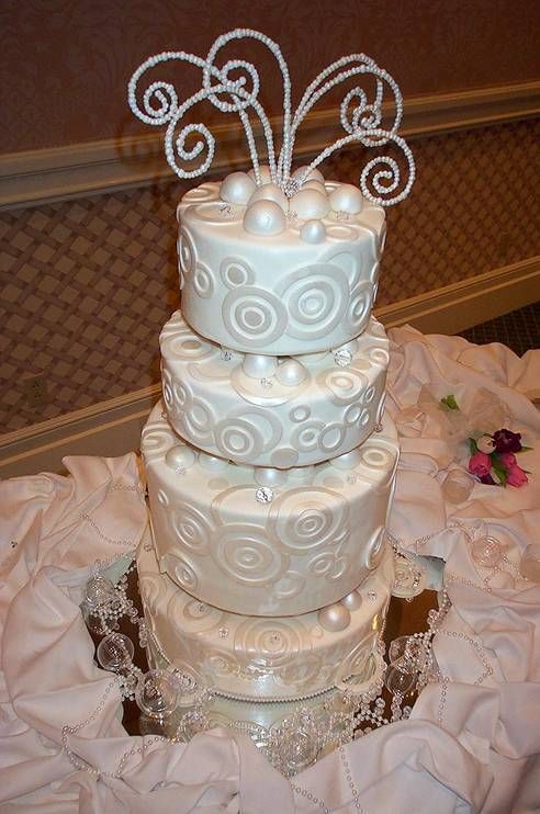 Hidden Mickeys Wedding Cake