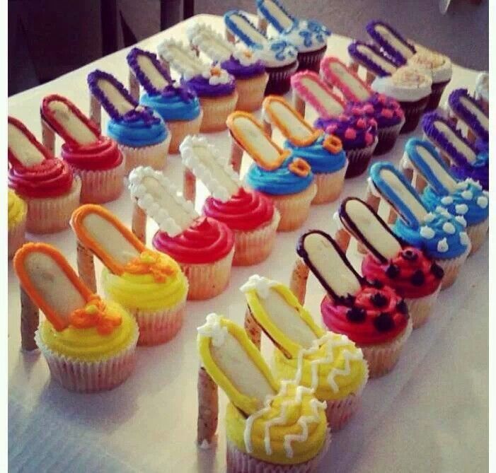 High Heel Birthday Cupcakes Ideas