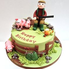 Hunting Birthday Cake