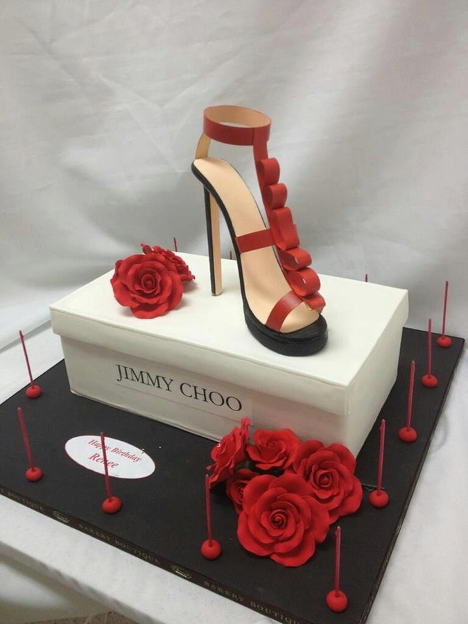 Jimmy Choo Shoe Cake