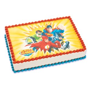 Justice League Birthday Cake Toppers