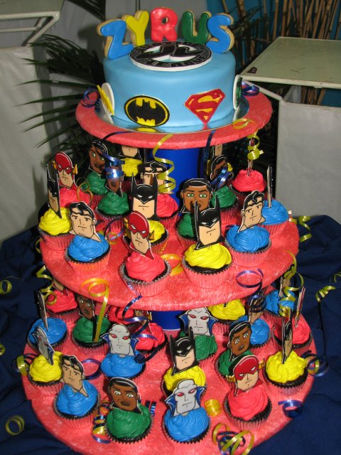 Justice League Birthday Cake