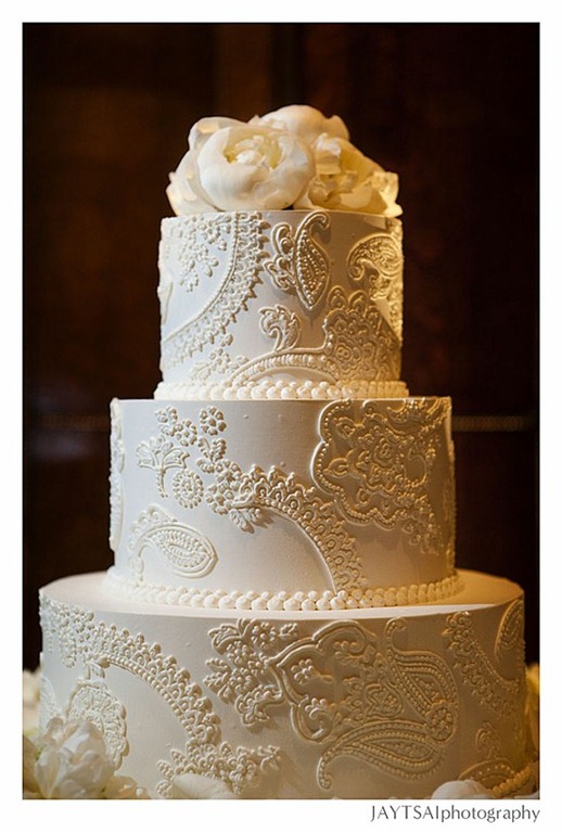 Lace Wedding Cake