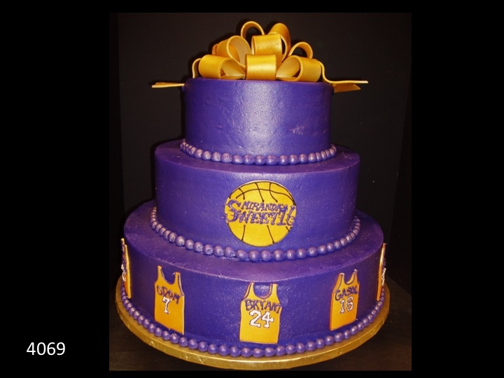 Laker Themed Birthday Cake