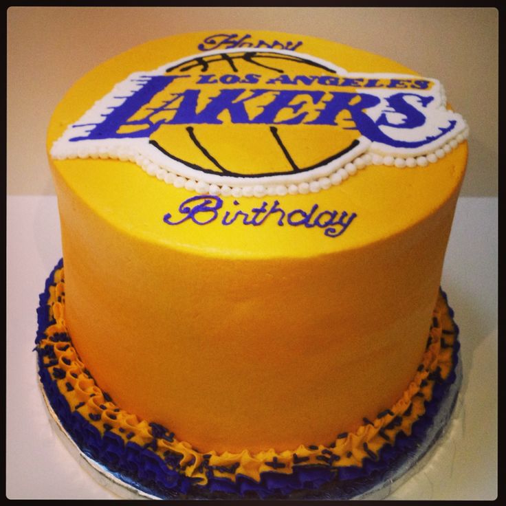 8 Photos of Lakers Bday Cakes