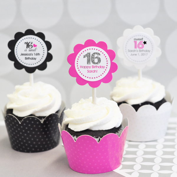 Las Vegas Themed Cupcake Toppers Decorations