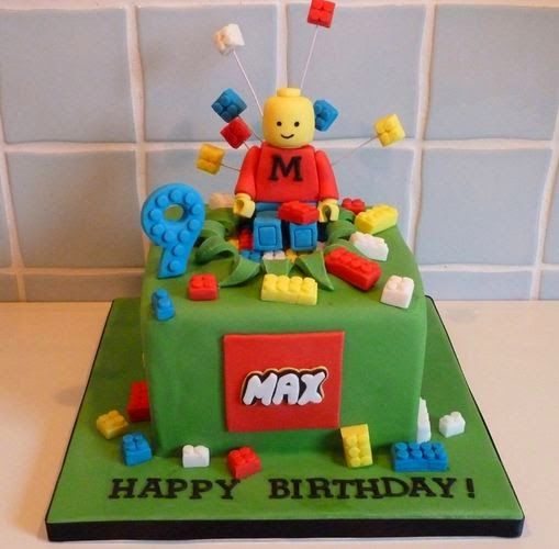 LEGO Birthday Cake Idea