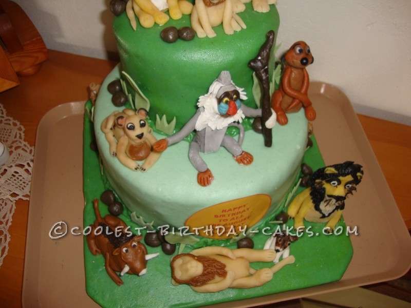 Lion King Birthday Cake