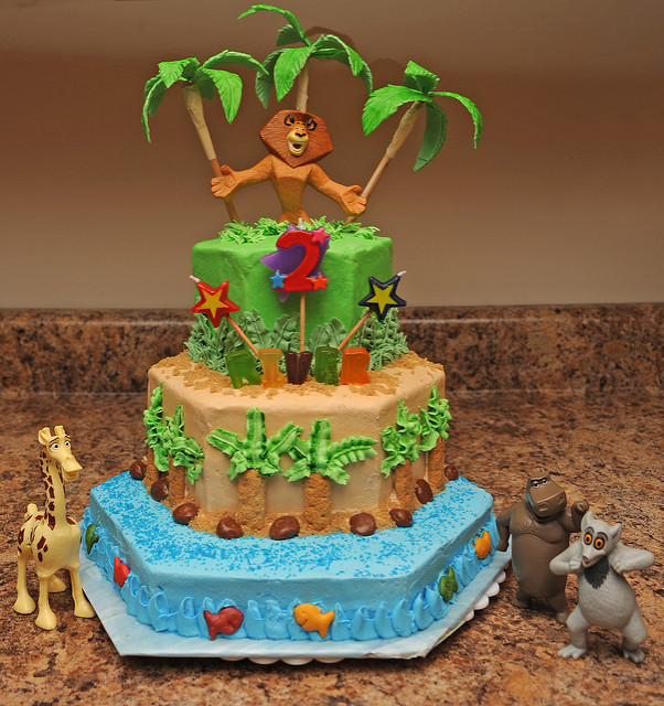 Madagascar Birthday Cake