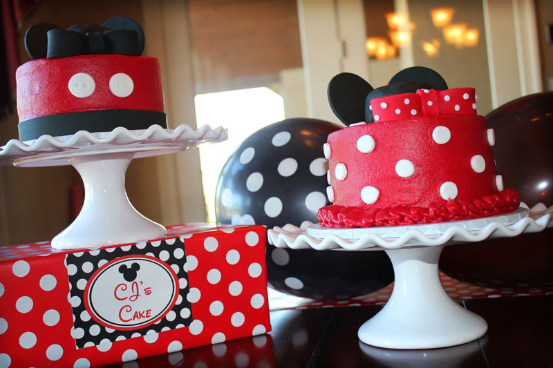 Mickey and Minnie Mouse Birthday Cake Ideas