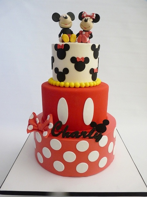 Mickey and Minnie Mouse Cake