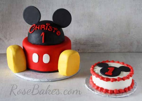 10 Photos of Mickey And Minnie Smash Cakes