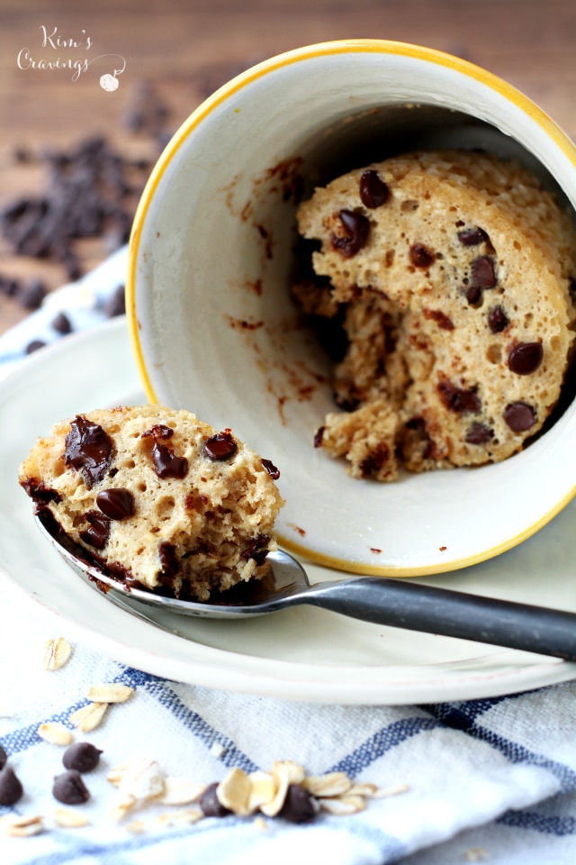 Mug Chocolate Chip Cookie Cake