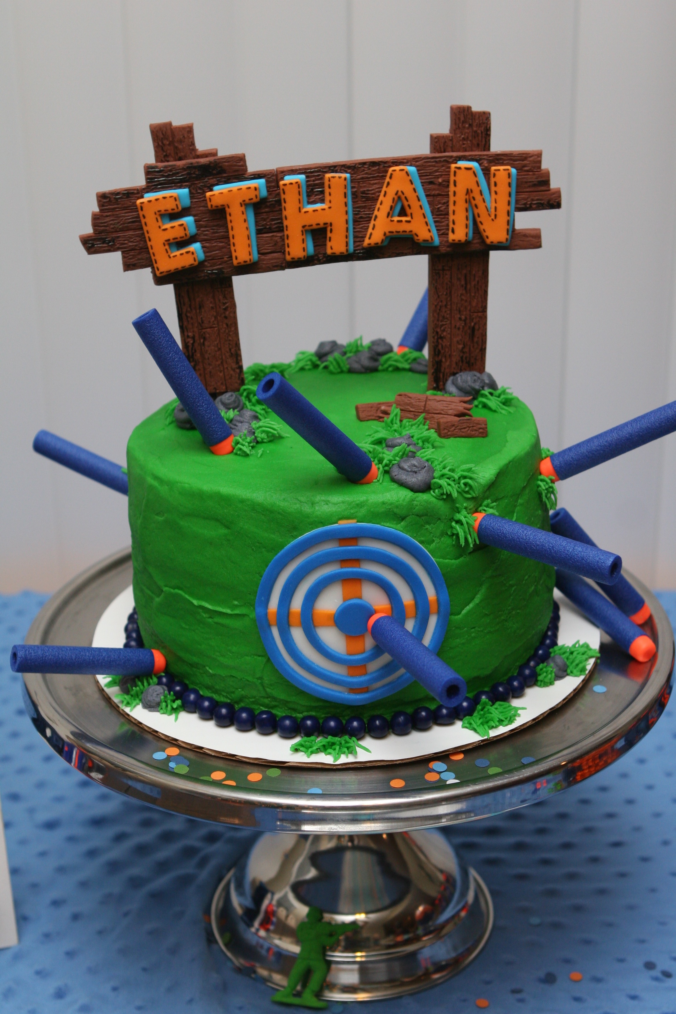 Nerf Birthday Party Cake Ideas