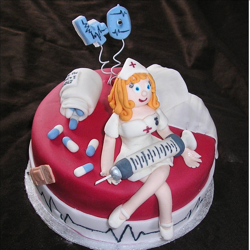 Nurse Birthday Cake