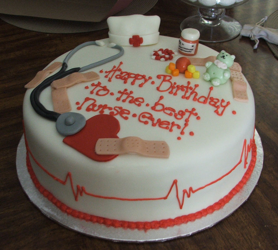 Nurse Birthday Cake