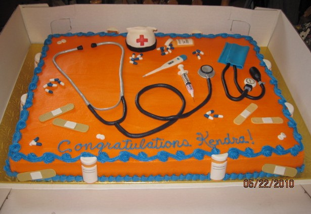 Nursing Graduation Sheet Cakes