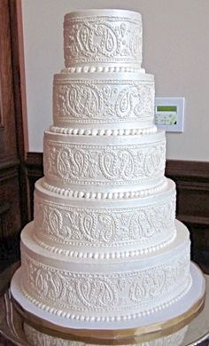 Paisley Wedding Cake