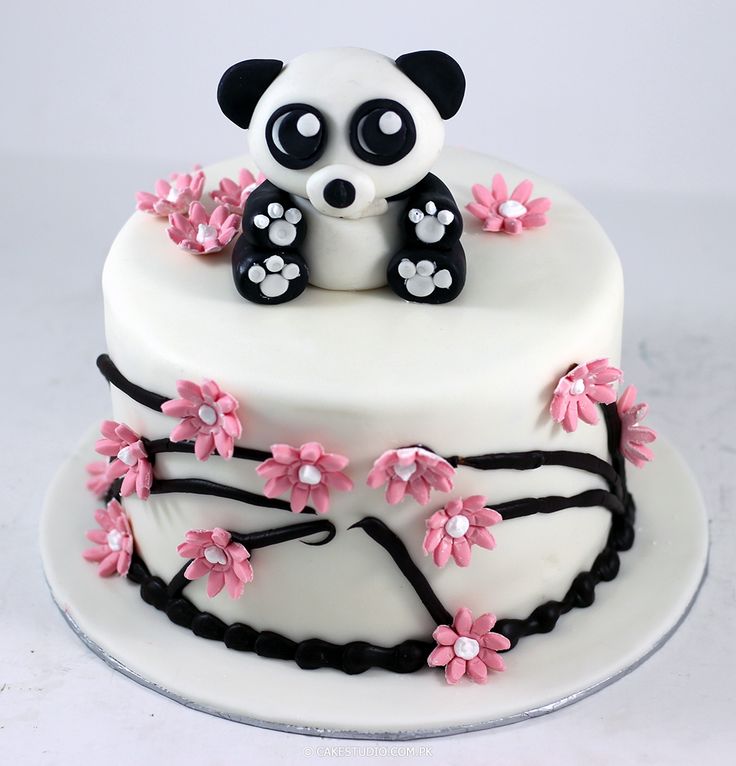 Panda Birthday Cake