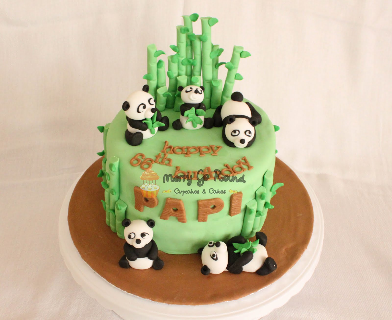 Panda Birthday Cake