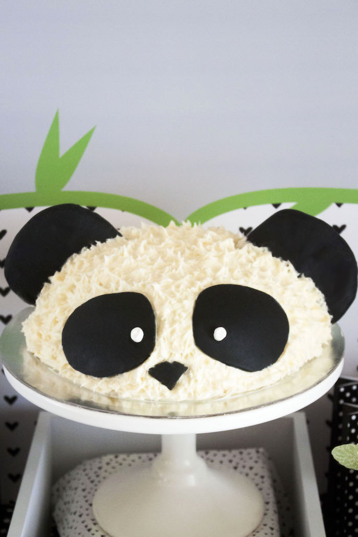 Panda Birthday Party Cake