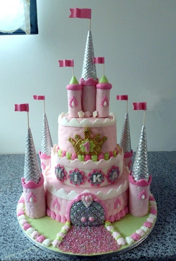 Princess Castle Birthday Cake