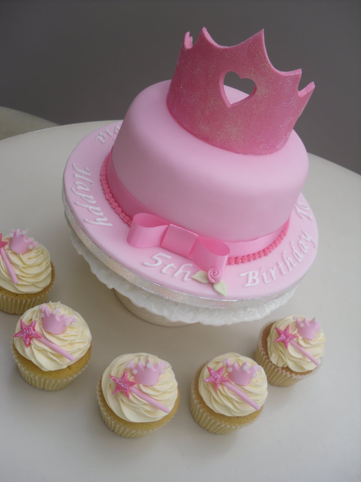 Princess Cupcake Birthday Cake