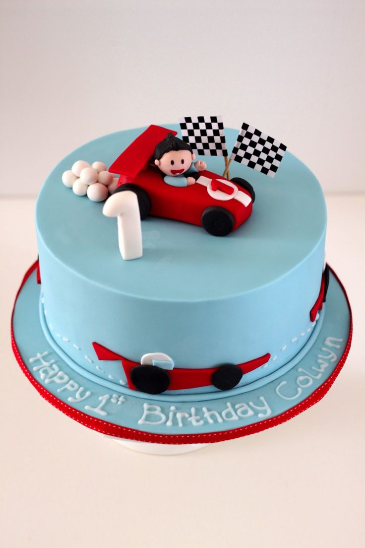 Racing Car Birthday Cake