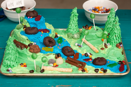 River Birthday Cake