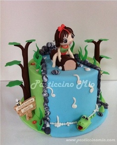 River Themed Cake