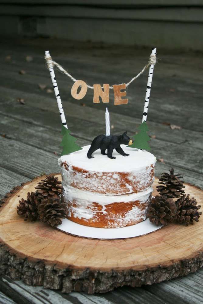 Rustic Birthday Cake