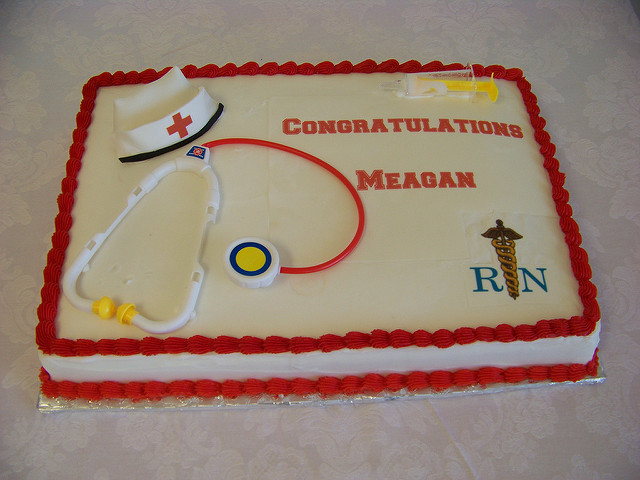 Sheet Cake Graduation Nurse