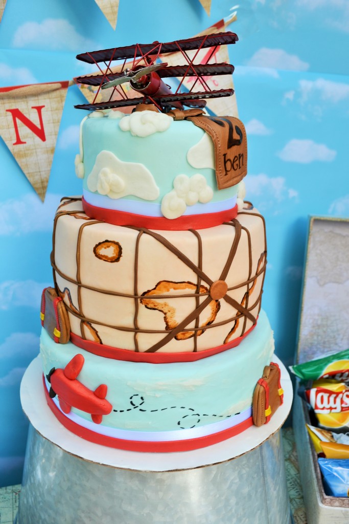 Travel Airplane Birthday Cake