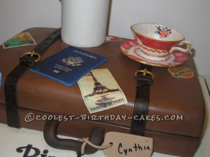 Travel Birthday Cake Idea