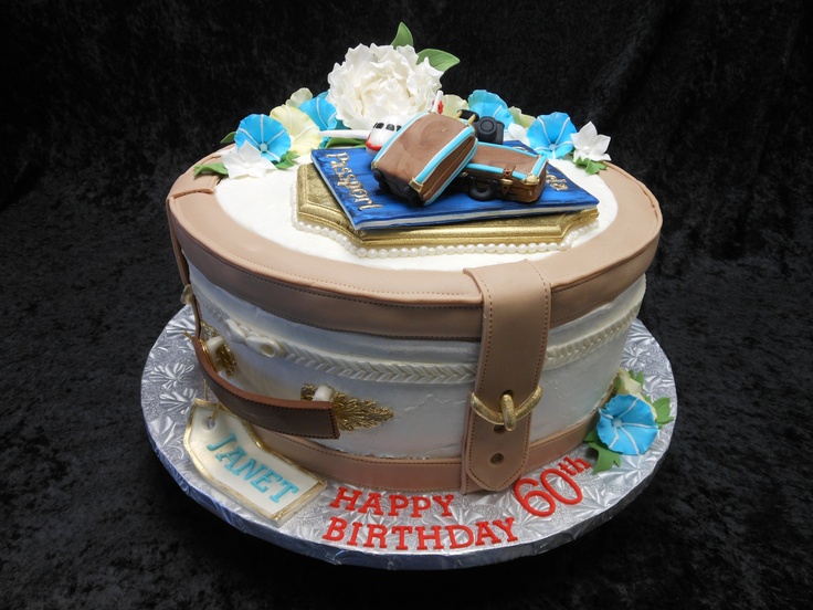 Travel Theme Birthday Cake