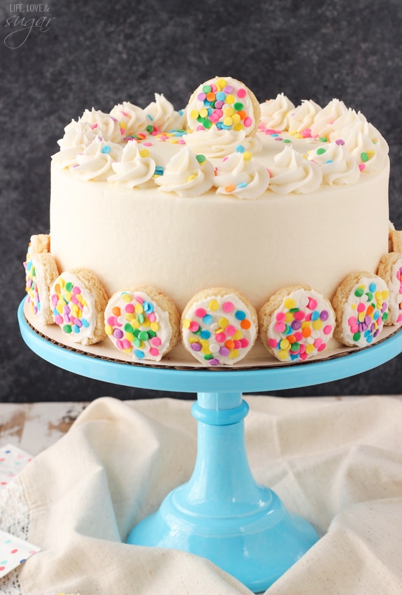 Vanilla Sugar Cookie Cake