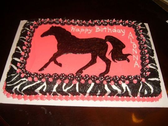 Walmart Horse Birthday Cakes for Girls