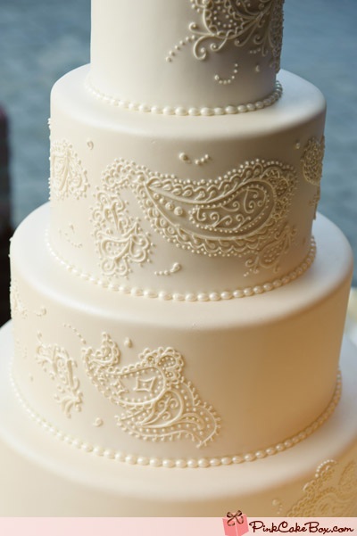 Wedding Cake Design Paisley